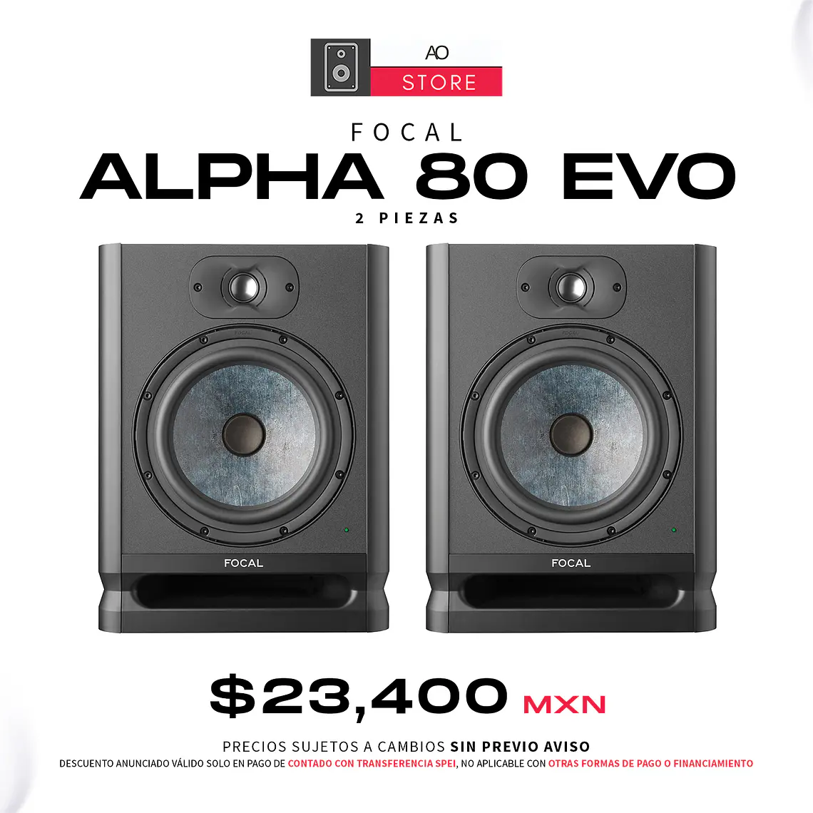 Focal Alpha 80 Evo Monitores de Estudio (2 Piezas) 2