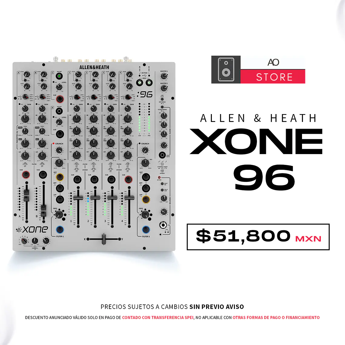 Allen & Heath Xone 96 Mezcladora para DJ 1