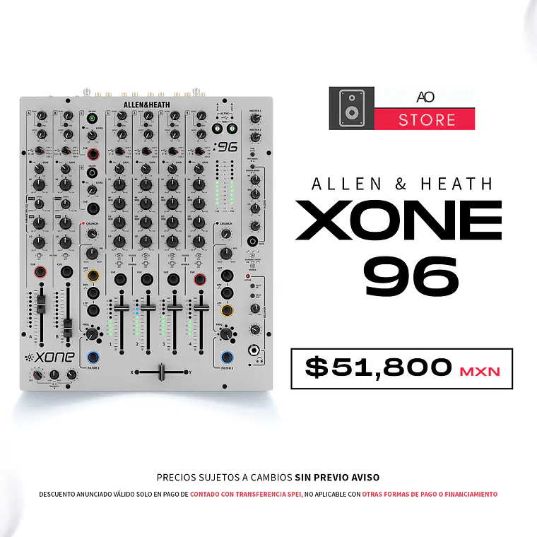 Allen & Heath Xone 96 Mezcladora para DJ 1