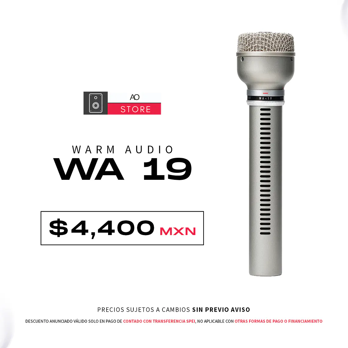 Warm Audio WA 19 Micrófono Dinámico 1