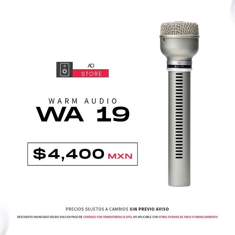 Warm Audio WA 19 Micrófono Dinámico 1