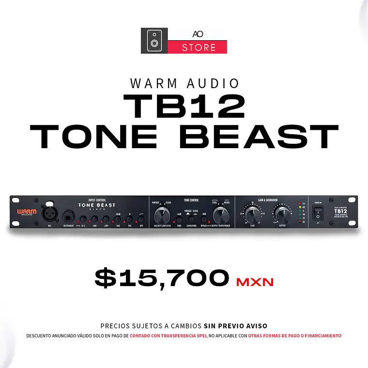 Warm Audio Tb12 Tone Beast Preamplificador 1