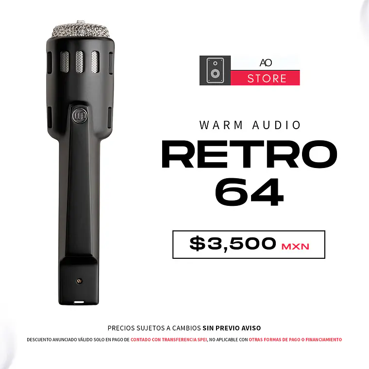 Warm Audio Retro 64 Micrófono Dinámico 1