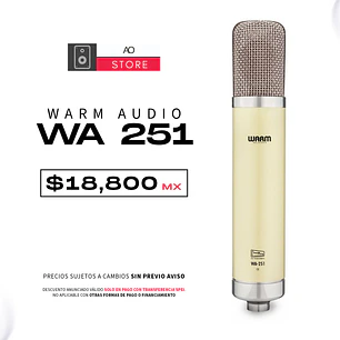 Warm Audio WA 251 Micrófono Condensador