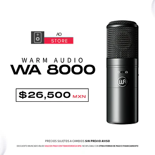 Warm Audio WA 8000 Micrófono de Condensador
