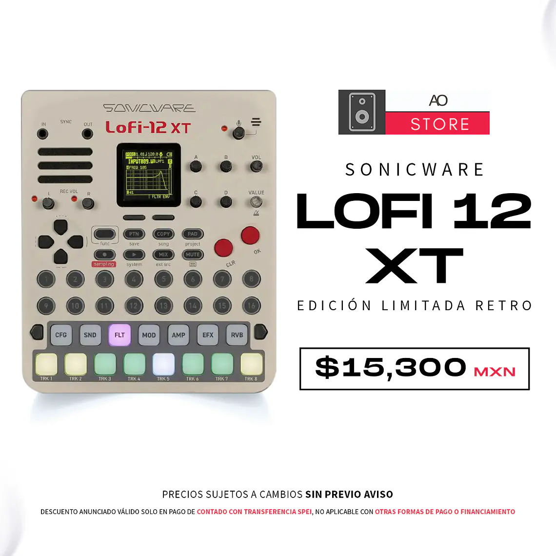 Sonicware Lofi 12 Xt Edición Limitada Retro Sampler Low Resolution 1
