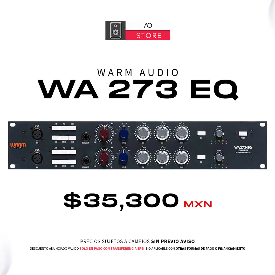 Warm Audio WA 273 EQ Preamplificador 1