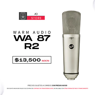 Warm Audio Wa 87 R2 Micrófono de Condensador
