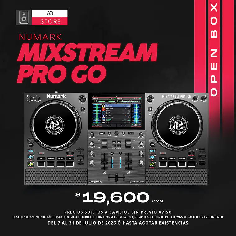 Numark Mixstream Pro Go Reproductor Multimedia Controlador para DJ (Open Box) 2