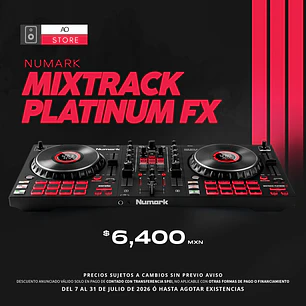 Numark Mixtrack Platinum Fx Controlador para DJ de 2 Canales
