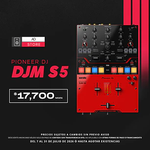 Pioneer DJ DJM S5 Mezcladora para DJ
