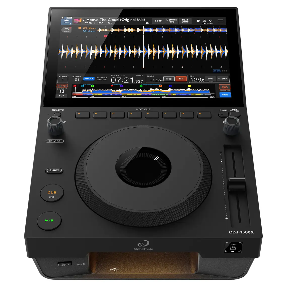 AlphaTheta CDJ 1500X Reproductor para DJ 3