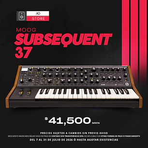 Moog Subsequent 37 Sintetizador Analógico Parafónico