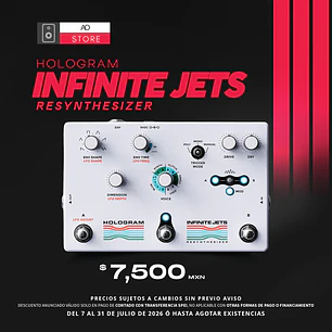 Hologram Infinite Jets Resynthesizer Pedal Multi Voz