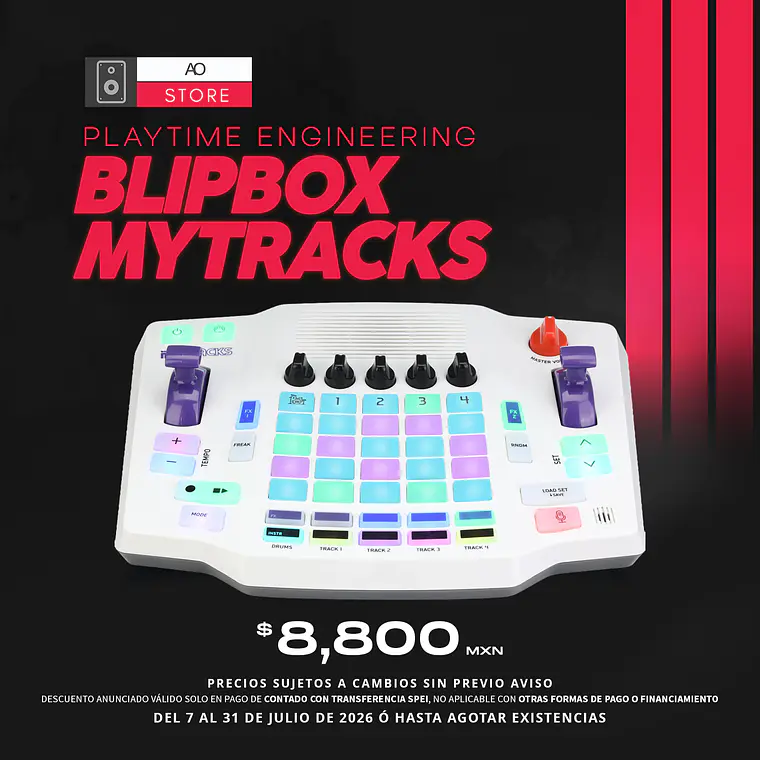 Playtime Engineering BlipBlox myTracks Secuenciador, Sampler y Caja de Ritmos 1