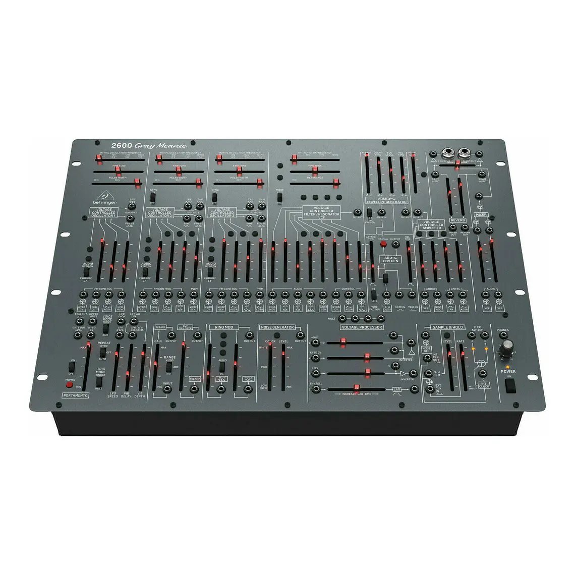 Behringer 2600 Gray Meanie Sintetizador Analogico Semi Modular 3