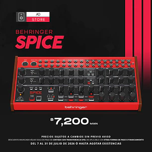 Behringer Spice Sintetizador Analógico Semi Modular Polirrítmico