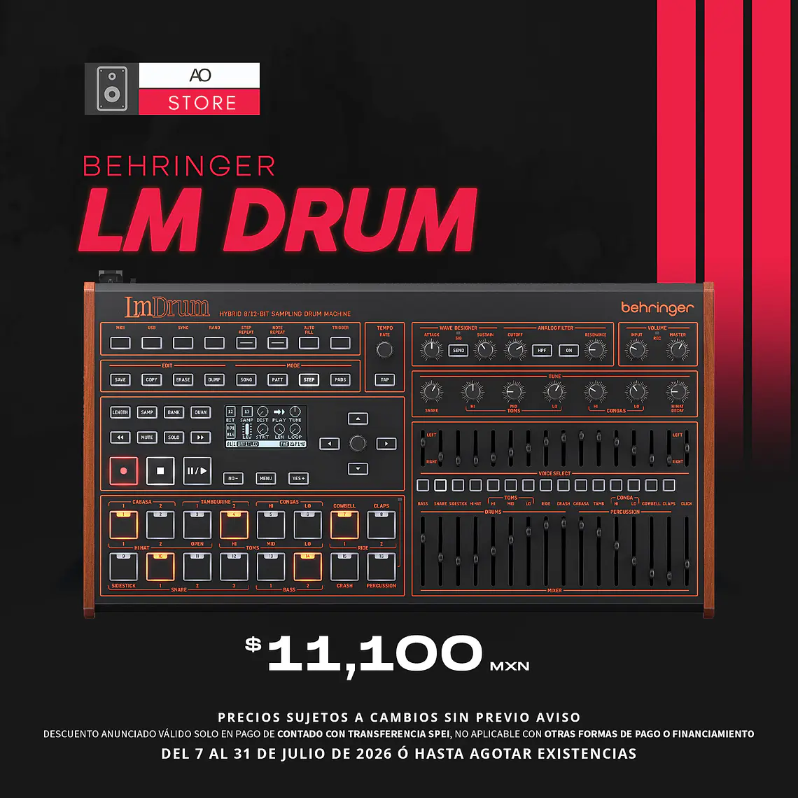 Behringer Lm Drum Caja de Ritmos 1