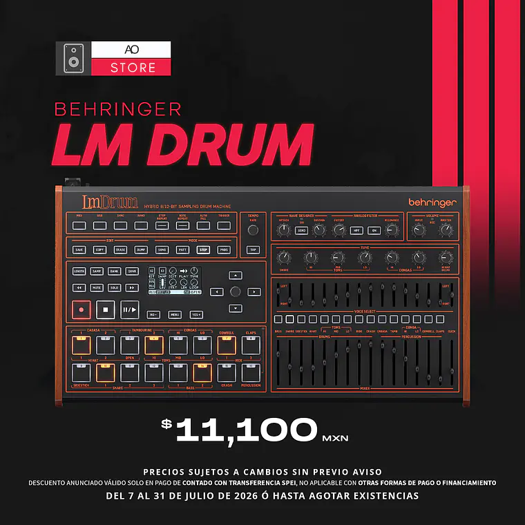 Behringer Lm Drum Caja de Ritmos 1