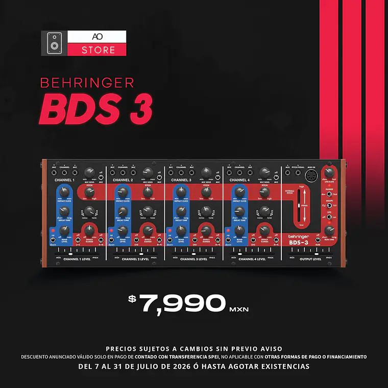 Behringer Bds 3 Sintetizador de Batería 1