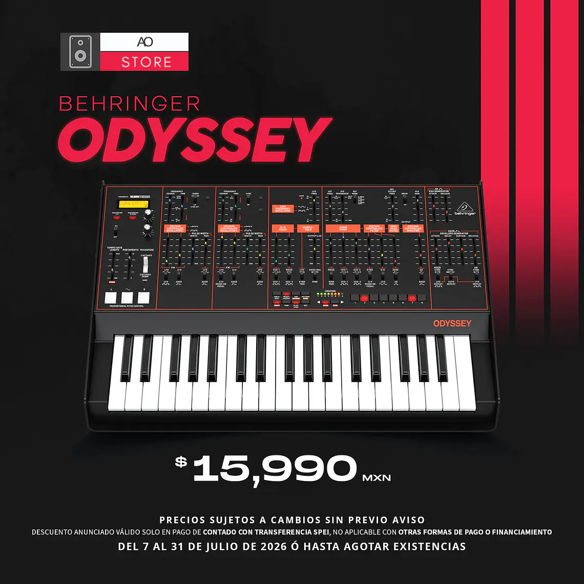 Behringer Odyssey Sintetizador Analógico 1