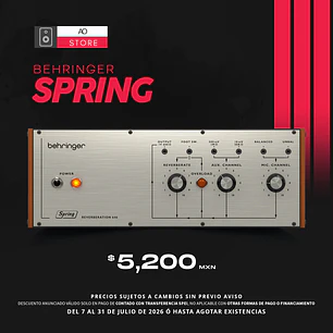 Behringer Spring Reverberation 646 Módulo de Reverb