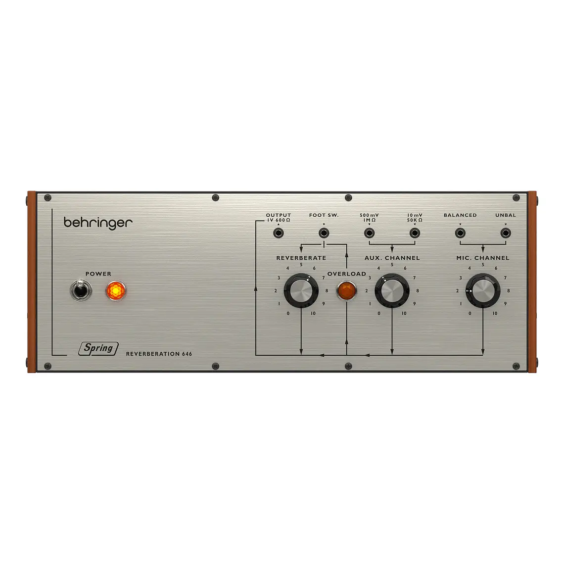 Behringer Spring Reverberation 646 Módulo de Reverb 2