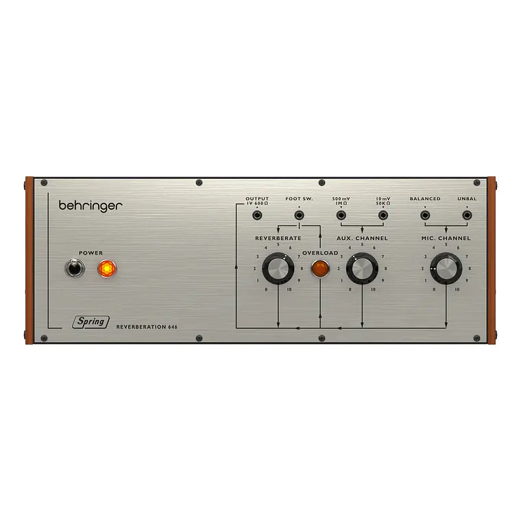 Behringer Spring Reverberation 646 Módulo de Reverb 2