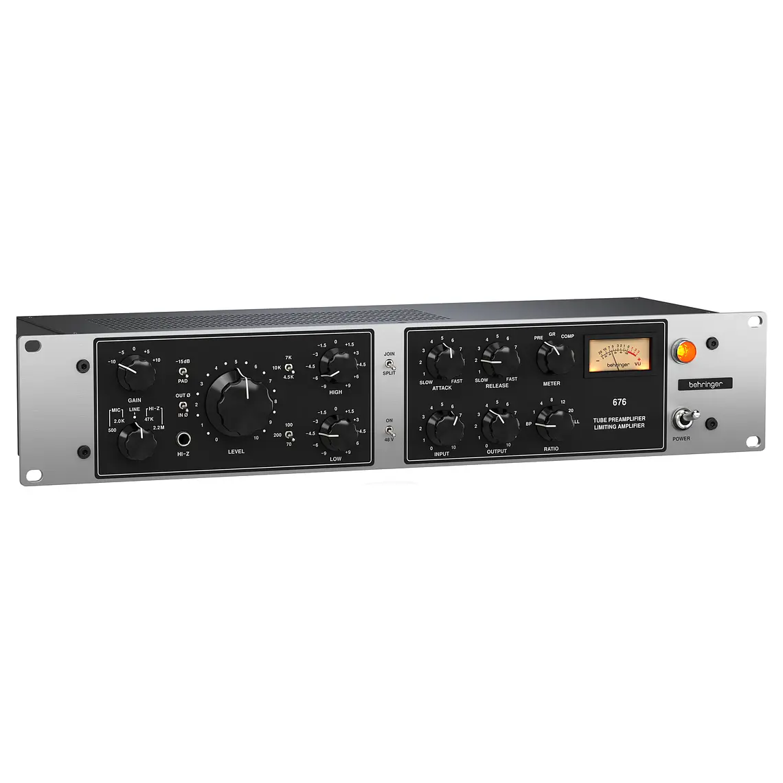 Behringer 676 Preamplificador y Limitador de Tubo 3