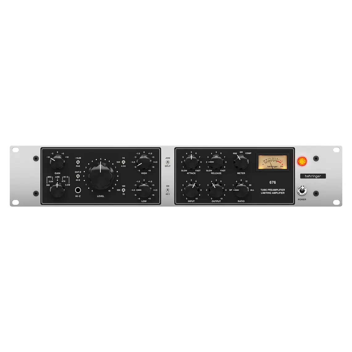 Behringer 676 Preamplificador y Limitador de Tubo 4