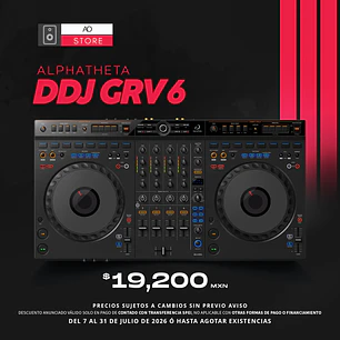 AlphaTheta DDJ GRV6 Controlador para DJ de 4 Canales 