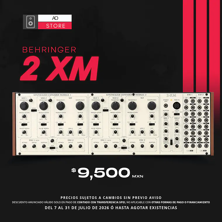 Behringer 2 XM Sintetizador Analogico Duofónico 1