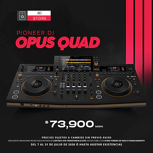 Pioneer DJ Opus Quad Reproductor Multimedia para DJ de 4 Canales
