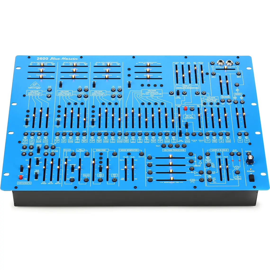 Behringer 2600 Blue Edición Limitada Sintetizador Analogico Semi Modular 3