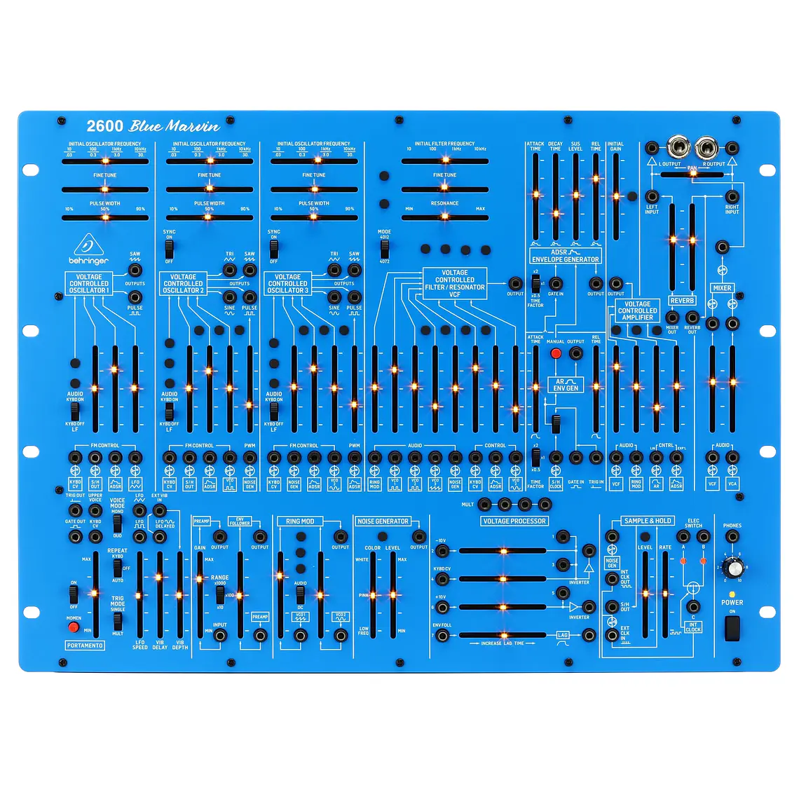Behringer 2600 Blue Edición Limitada Sintetizador Analogico Semi Modular 5