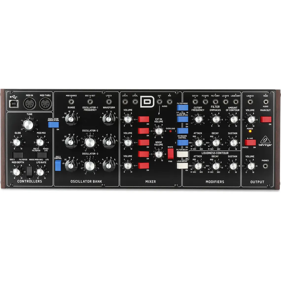 Behringer Model D Desktop Sintetizador Analógico 6