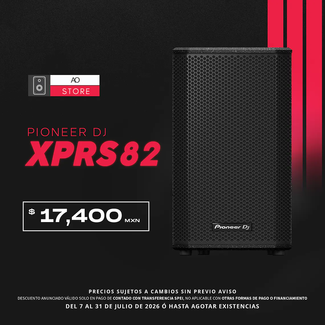 Pioneer DJ XPRS82 Bocina Activa 1