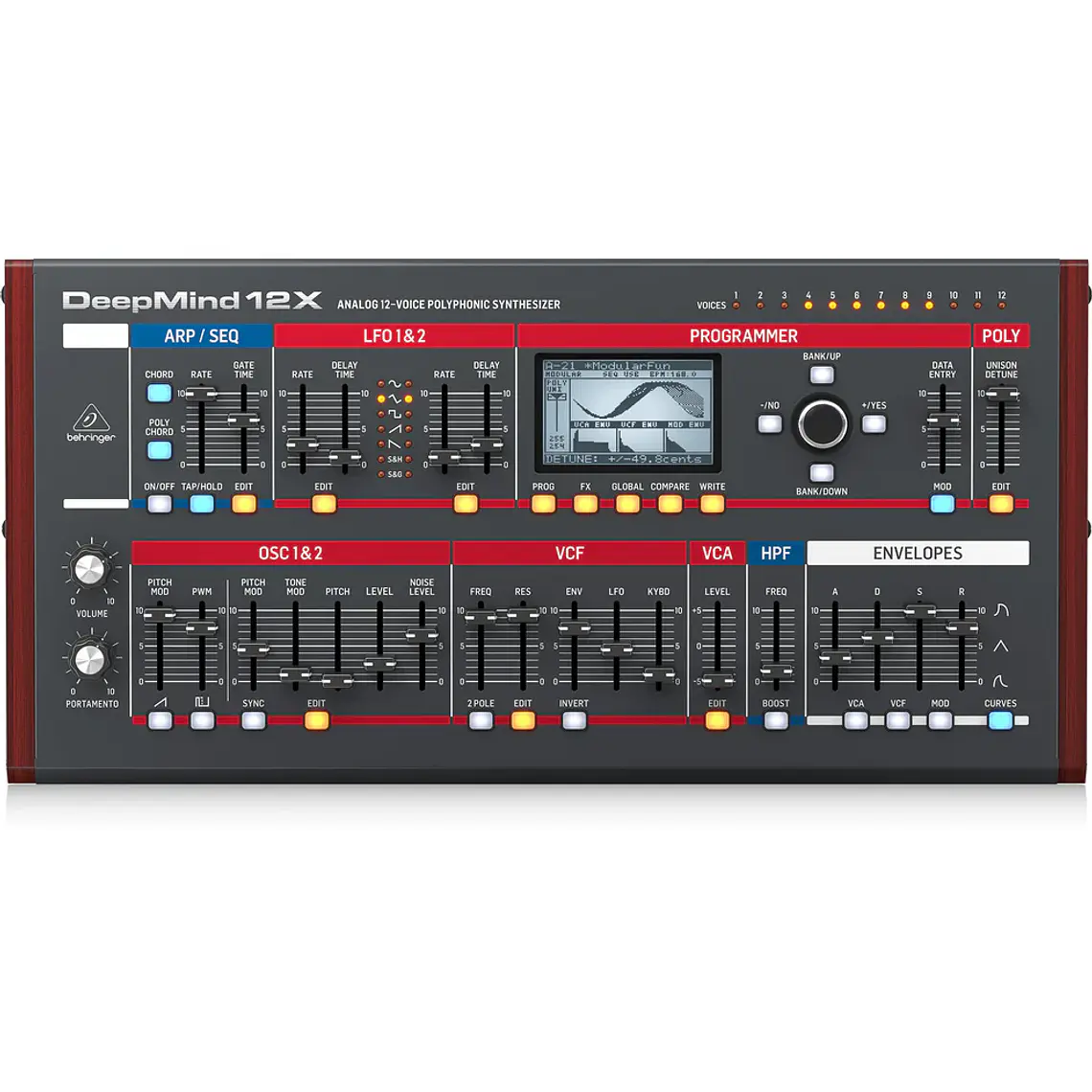 Behringer Deepmind 12Xd Desktop Sintetizador Polifónico 6