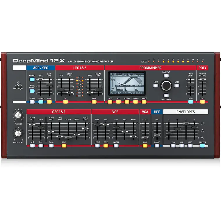 Behringer Deepmind 12Xd Desktop Sintetizador Polifónico 6