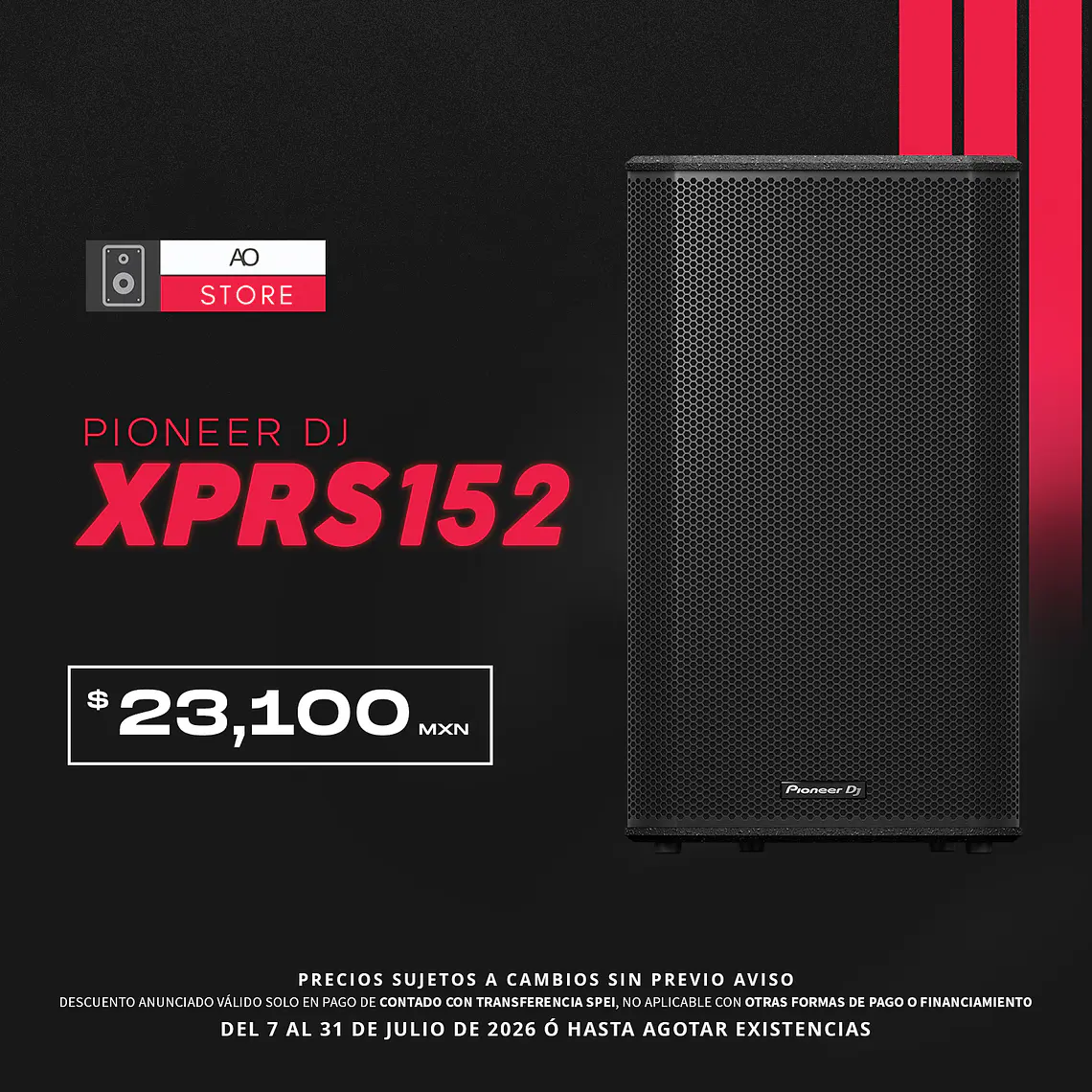 Pioneer DJ XPRS152 Bocina Activa 1