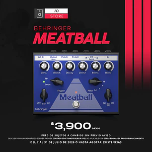 Behringer Meatball Pedal de Filtros