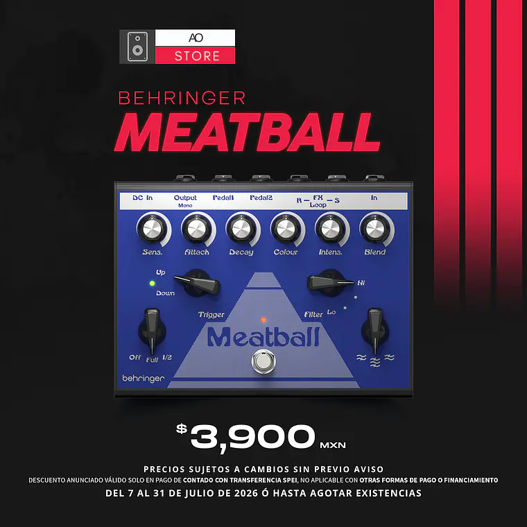 Behringer Meatball Pedal de Filtros 1