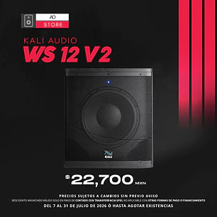 Kali Audio WS 12 V2 Subwoofer De Estudio