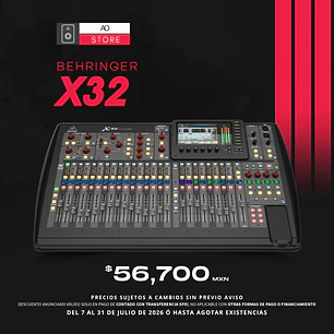 Behringer X32 Mezcladora Digital