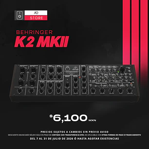 Behringer K2 MkII Sintetizador Analógico Semi Modular