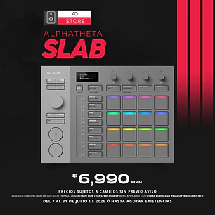 AlphaTheta Slab Controlador Midi para Serato Studio