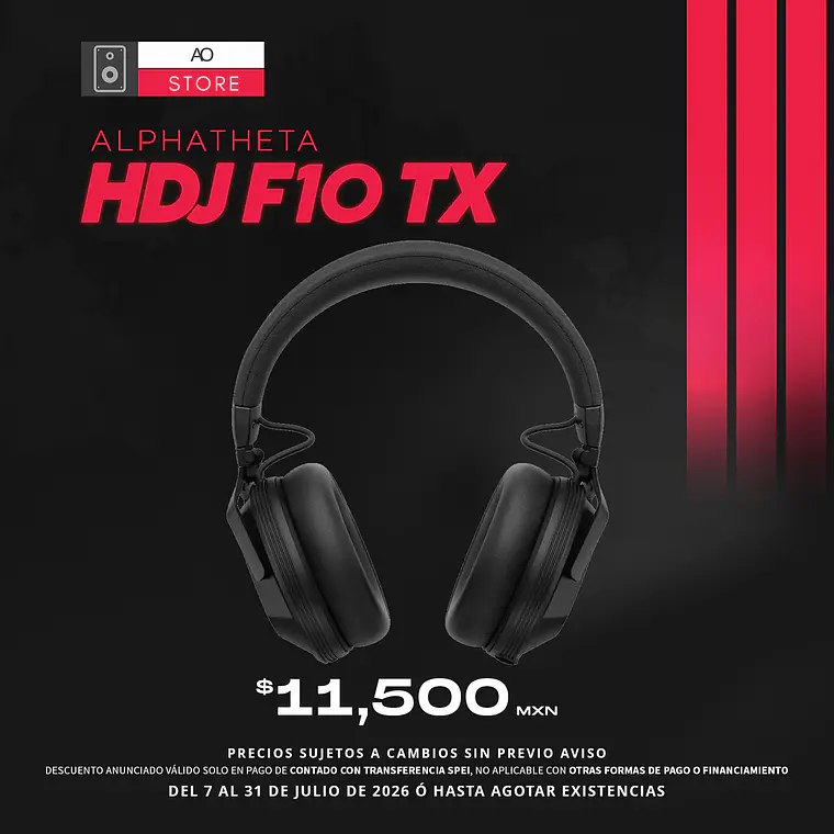 AlphaTheta HDJ F10 TX Audífonos Profesionales  1