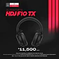 AlphaTheta HDJ F10 TX Audífonos Profesionales  - Miniatura 1