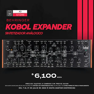 Behringer Kobol Expander Sintetizador Análogico Semi Modular 