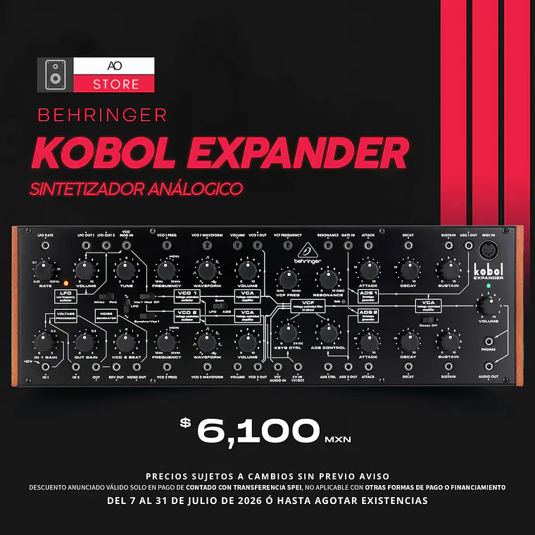 Behringer Kobol Expander Sintetizador Análogico Semi Modular  1